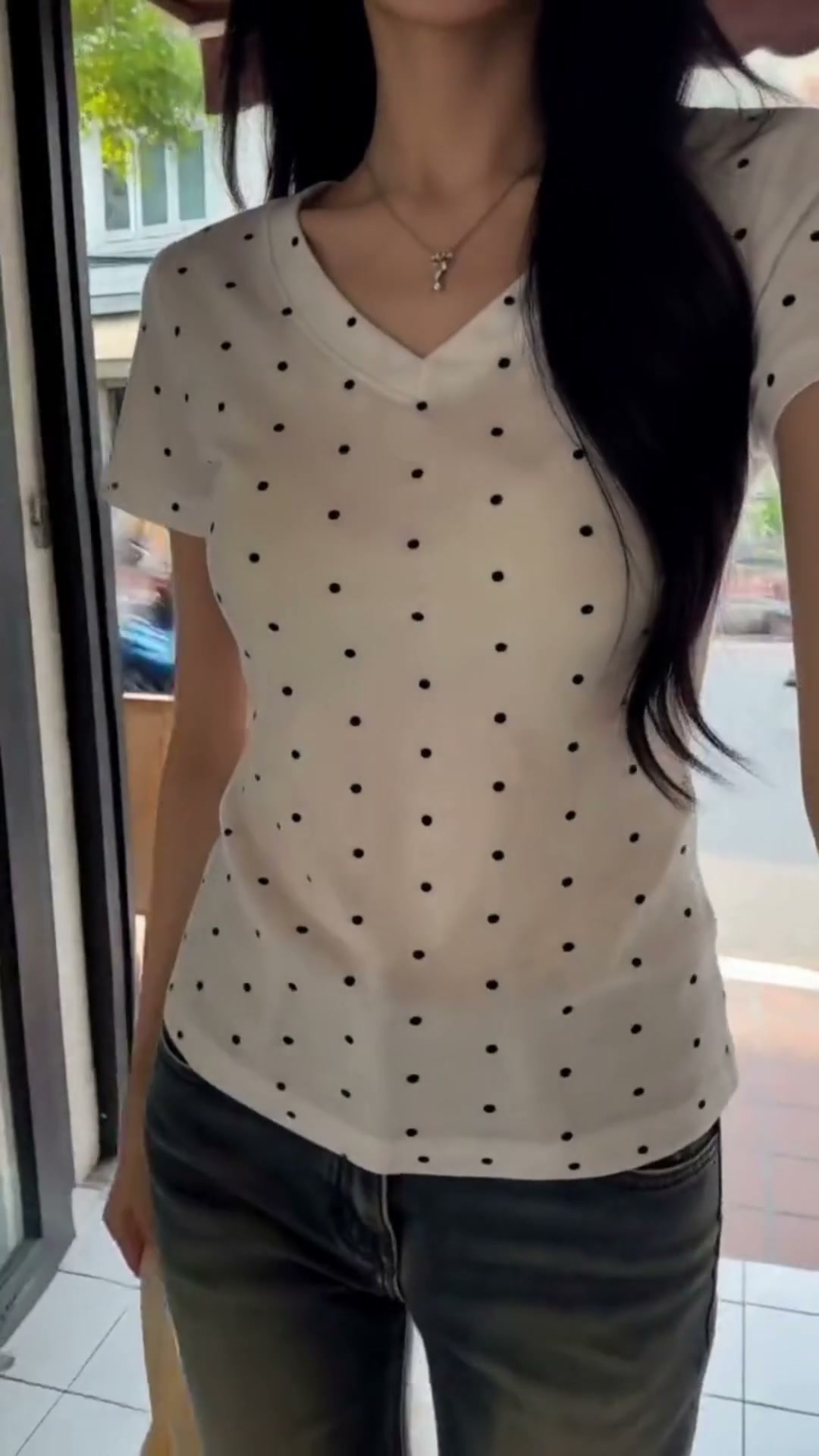 Portrait example of a fashion-story video